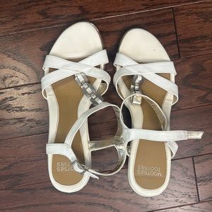 Mootsies Tootsies Women’s White Sandal Heels/Wedges